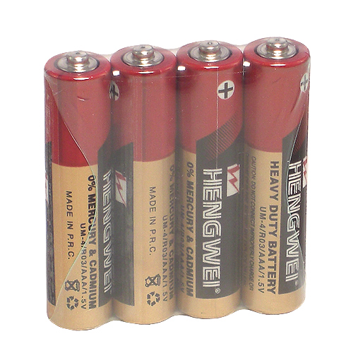 【HENGWEI】4號環保碳鋅電池(4顆入)