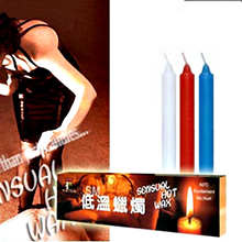 帝臣＊高級低溫蠟燭（三支裝細長型）