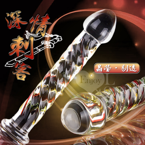 20191002深情刺客‧橢圓頭炫彩水晶玻璃棒