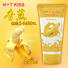 HOT KISS‧香蕉 熱戀果味潤滑液 200ml﹝可口交、陰交...