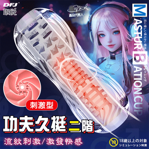 取悅 ‧ 功夫久挺二階~貫通訓練自慰器﹝刺激型﹞流紋刺激-激發快感
